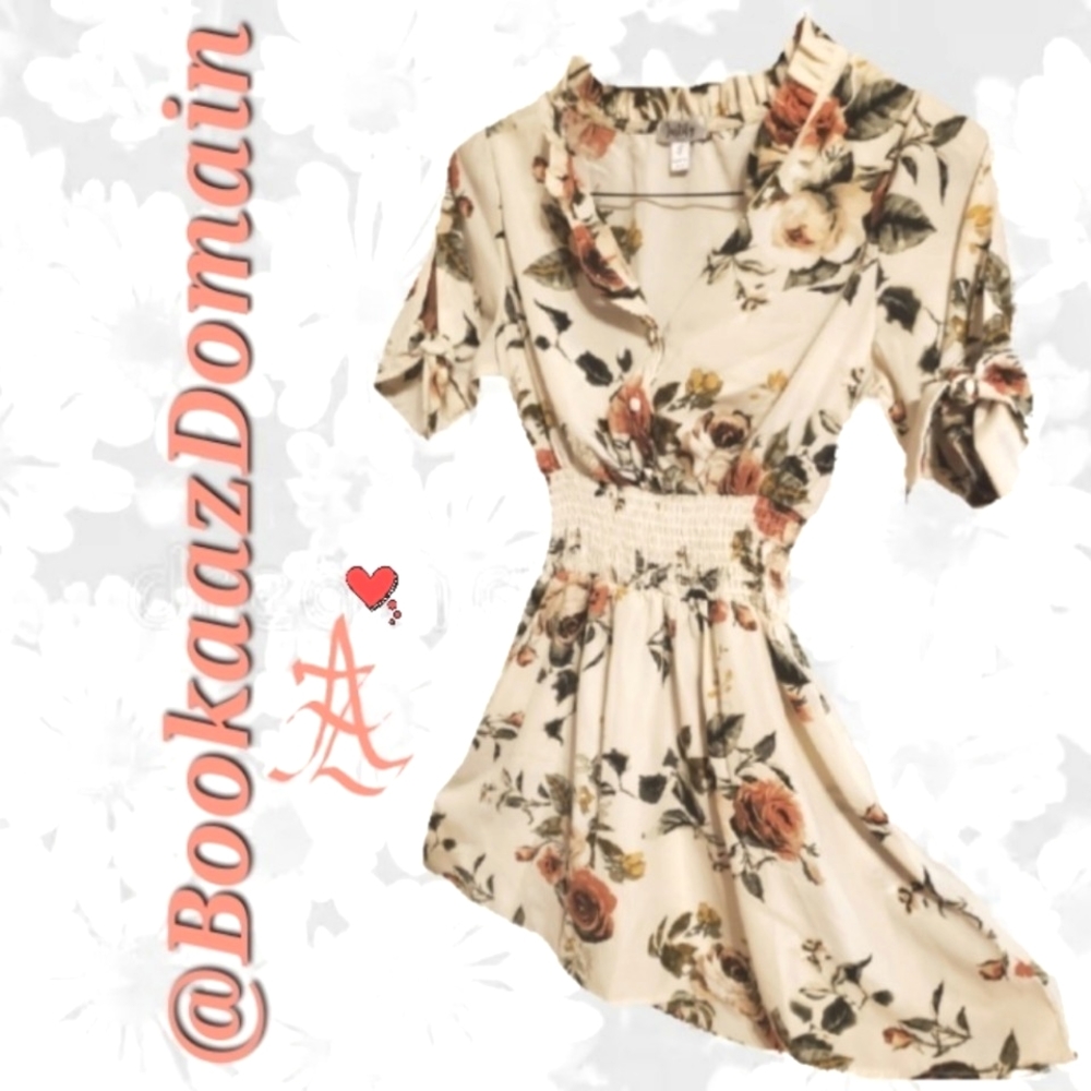 NEW SPRING FLORAL DRESS